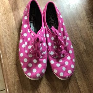 Keds Polka Dot tennis shoe.